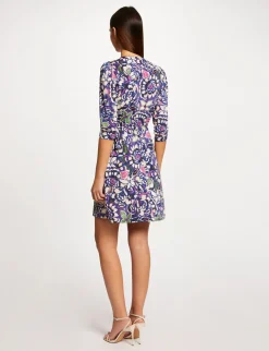 Robes>Morgan Robe Portefeuille Imprime Vegetal Femme | Multico