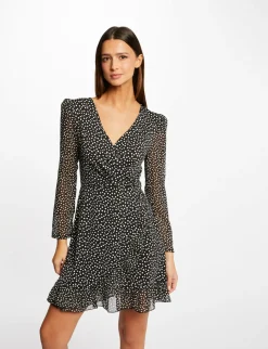 Robes>Morgan Robe Portefeuille Imprime Pois Femme | Multico