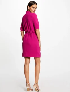Robes>Morgan Robe Portefeuille Manches 3/4 Femme | Framboise