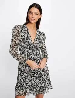 Robes>Morgan Robe Trapeze Fluide Imprime Floral Femme | Multico