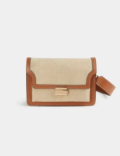 Maroquinerie>Morgan Sac A Rabat En Bandouliere Femme | Marron