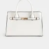 Maroquinerie>Morgan Sac Aspect Croco Femme | Blanc