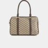 Maroquinerie>Morgan Sac Bowling Imprime Monogramme Femme | Beige