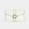 Maroquinerie>Morgan Sac Pochette Avec Boucle A Strass Femme | Blanc