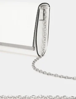 Maroquinerie>Morgan Sac Pochette Effet Croco Femme | Blanc