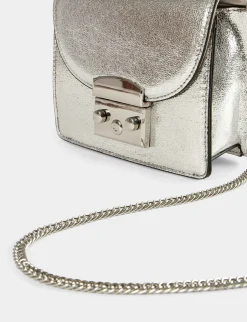 Maroquinerie>Morgan Sac Pochette Metallise Femme | Argente