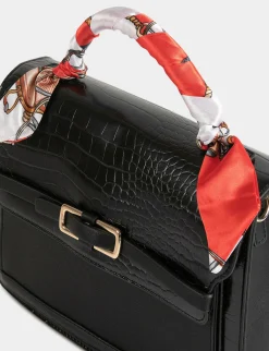 Maroquinerie>Morgan Sac Rectangulaire Avec Foulard Femme | Noir