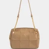 Maroquinerie>Morgan Sac Rectangulaire Porte-Epaule Femme | Beige