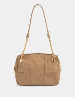Maroquinerie>Morgan Sac Rectangulaire Porte-Epaule Femme | Beige