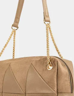 Maroquinerie>Morgan Sac Rectangulaire Porte-Epaule Femme | Beige