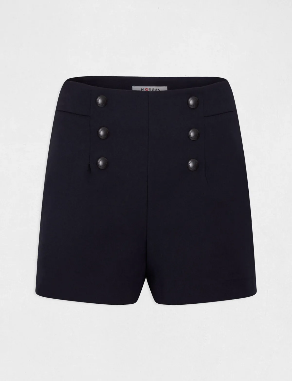 Shorts>Morgan Short City Droit A Pont Femme | Marine