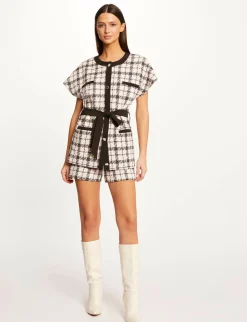 Ensembles Et Tailleurs>Morgan Short Droit A Carreaux Femme | Multico
