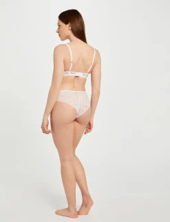 Lingerie>Morgan Shorty En Dentelle Femme | Blanc