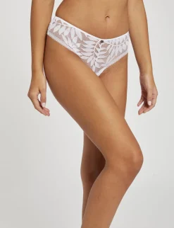 Lingerie>Morgan Shorty En Dentelle Femme | Blanc