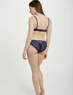 Lingerie>Morgan Slip En Dentelle Femme | Marine