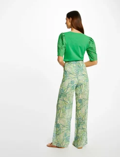 Tops Et T-Shirts>Morgan T-Shirt A Manches Courtes Femme | Vert