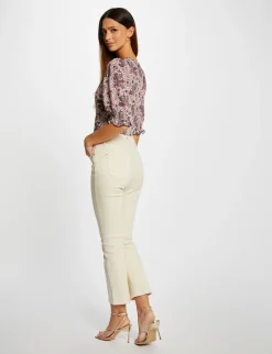 Tops Et T-Shirts>Morgan T-Shirt Manches 3/4 Imprime Vegetal Femme | Multico