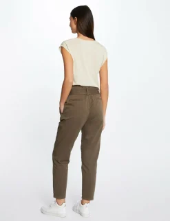 Tops Et T-Shirts>Morgan T-Shirt Manches Courtes A Col En V Femme | Sable