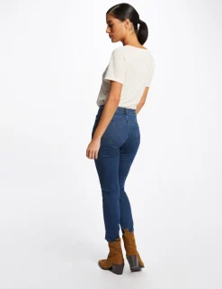 Tops Et T-Shirts>Morgan T-Shirt Manches Courtes A Details Bijoux Femme | Ivoire