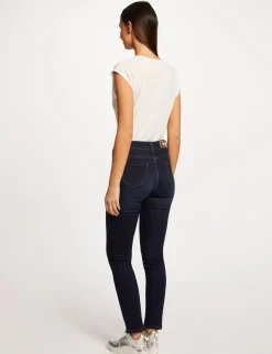 Tops Et T-Shirts>Morgan T-Shirt Manches Courtes Col En V Femme | Ecru