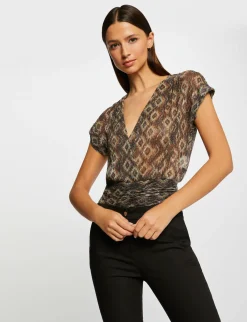 Tops Et T-Shirts>Morgan T-Shirt Manches Courtes Imprime Femme | Multico