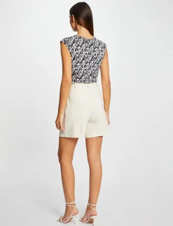 Tops Et T-Shirts>Morgan T-Shirt Manches Courtes Imprime Abstrait Femme | Multico