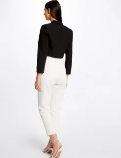 Vestes Et Blousons>Morgan Veste Bolero Droite Manches 3/4 Femme | Noir