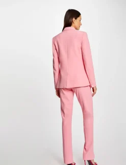 Ensembles Et Tailleurs>Morgan Veste Tailleur Droite Avec Col Chale Rose Clair Femme | Rose_Clair