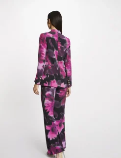 Vestes Et Blousons>Morgan Veste Tailleur Droite Imprime Floral Femme | Multico